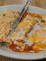 Cheese and Bean Enchiladas in La Union Red Sauce