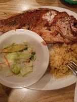 Red Snapper with Rice and Salad